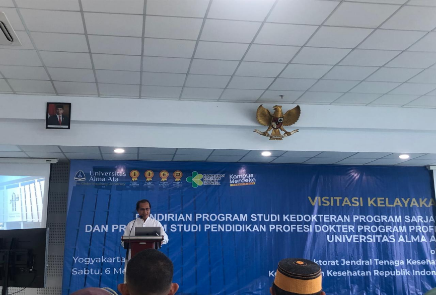 Sambutan Rektor UAA pada Visitasi Kelayakan Pendirian Program Studi Kedokteran UAA